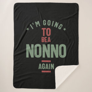 Ik ga weer een nonno worden.   Grootvader Sherpa Deken