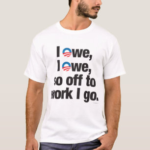 Ik ga weg, dus ik ga naar het werk, ik ga naar shi t-shirt