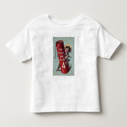 Ik ga weg op het vierde nummer 1 kinder shirts (Voorkant)