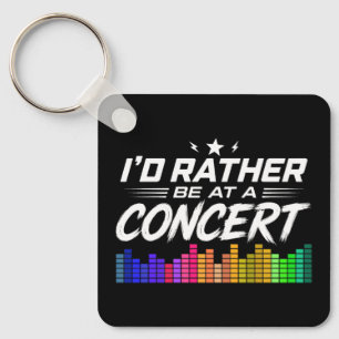 Ik Gaan Liever Naar Een Concert Grappige Muziek Li Sleutelhanger