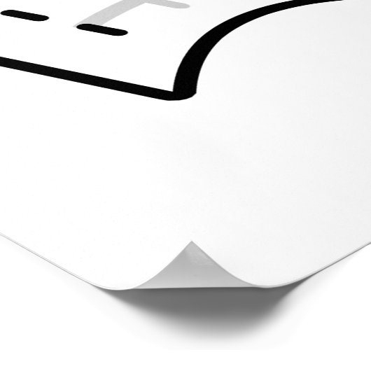 Ik gaas de blues grappige eerste hulp woordspeling poster (Hoek)