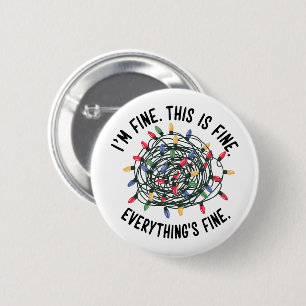 Ik Gaat Het Goed Dit Is Goed Alles Is Goed Grappig Ronde Button 5,7 Cm