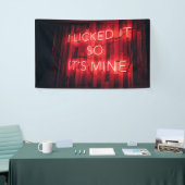 Ik gaf het zo zijn mijn. spandoek (Beurs)