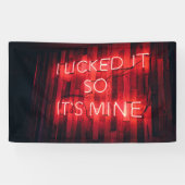 Ik gaf het zo zijn mijn. spandoek (Horizontaal)
