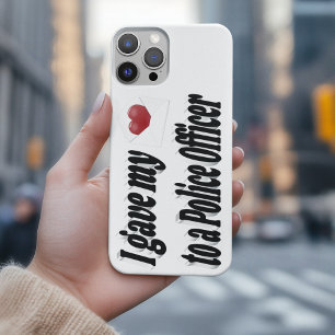 Ik gaf mijn hart aan een politieagent iPhone 13 hoesje