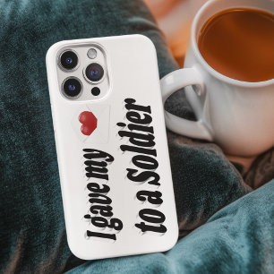 Ik gaf mijn hart aan een soldaat iPhone 13 hoesje