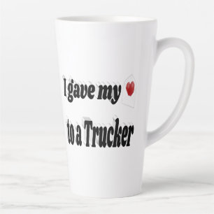 Ik gaf mijn hart aan een zwarte tekst van de Tucke Latte Mok