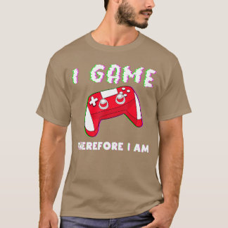 Ik Game dus ik ben Gamer Jongens Meisjes Mannen Wo T-shirt