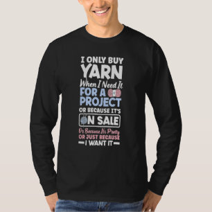 Ik garen alleen als ik het nodig heb voor een brei t-shirt
