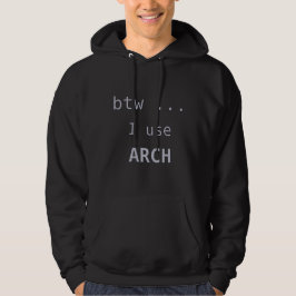 Ik gebruik Arch Linux Hoodie