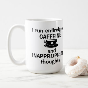 Ik gebruik volledig cafeïne koffiemok