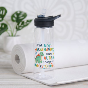 Ik gedraag me niet slecht, ik heb autisme waterfles