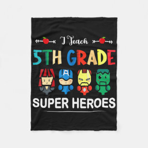 Ik geef 5e klas superhelden CK aan schoolleraar Fleece Deken
