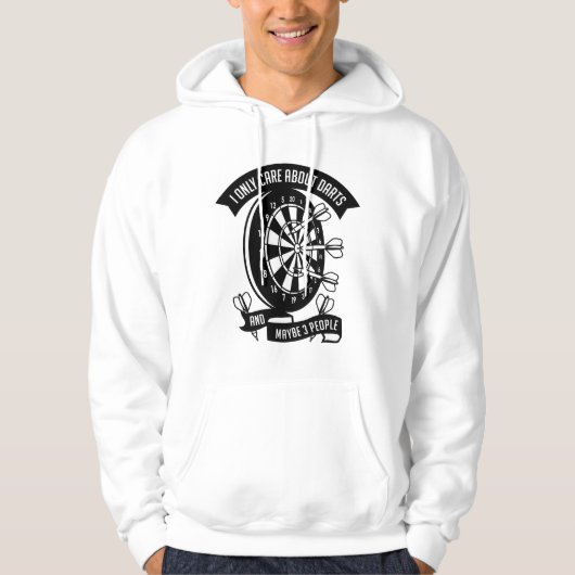 Ik geef alleen om kunst hoodie (Voorkant)