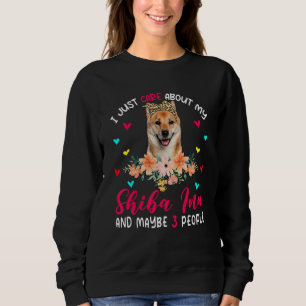 Ik geef alleen om mijn Shiba Inu en misschien 3 me Trui