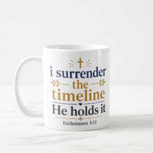 Ik Geef De Tijdlijn Op. Hij Houdt Ervan. Koffiemok