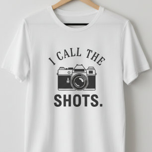 Ik Geef de Toon Aan Funny Fotograaf Quotes - Retro T-shirt