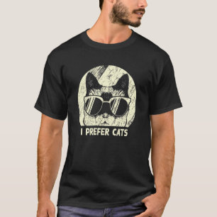 Ik Geef de Voorkeur aan Introverte Kat Antisociale T-shirt