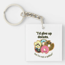 IK GEEF DONUTS OP, MAAR BEN NIET STIL