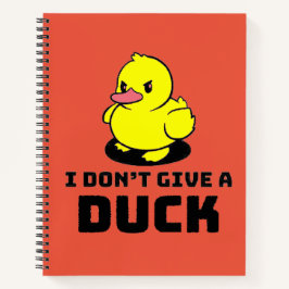 Ik geef een Duck Notitieboek