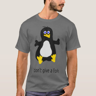IK GEEF EEN FORK LINUX FAN T-SHIRT