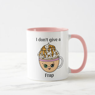 Ik geef geen frap, grappig citaat van Coffee Pun. Mok