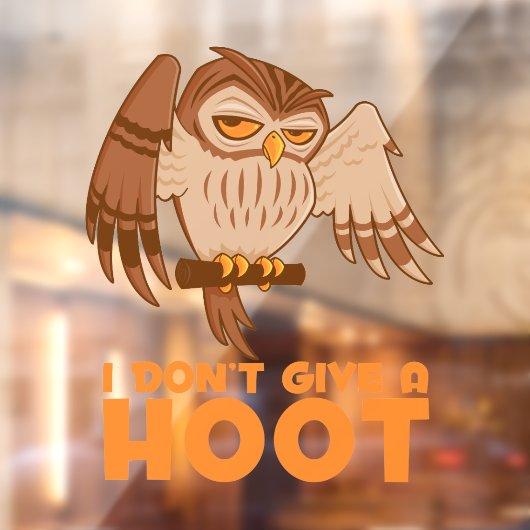 Ik geef geen hoepeltje. raamsticker (Vel 2)