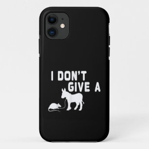 Ik geef geen Rat cadeau grappig Donkey, Animal Jok iPhone 11 Hoesje