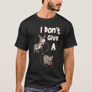 Ik geef geen Rat Whisperer Rodent Mouse Breede T-shirt