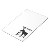 Ik geef geen ratten notitieblok (Schuin)