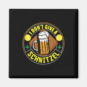 Ik geef geen Schnitzel bierliefhebber Duitse biere Magneet
