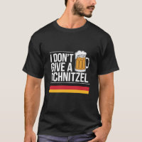 Ik geef geen Schnitzel Duits bier wurst grappig