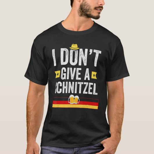 Ik geef geen Schnitzel Duits T-shirt (Voorkant)