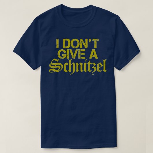 Ik geef geen Schnitzel - grappige Duitse Souvenir T-shirt (Design voorkant)
