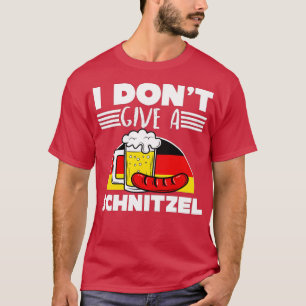 Ik geef geen Schnitzel Oktoberfest Beer Festival T-shirt