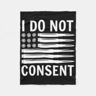 Ik Geef Geen Toestemming Republikeinse Conservatie Fleece Deken