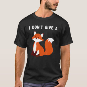 Ik geef geen vos t-shirt