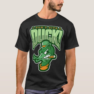 Ik geef geen waterverf print hondenras t-shirt