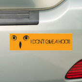 IK GEEF GEZIEN GEEN HOOT! Bumpersticker (Op auto)