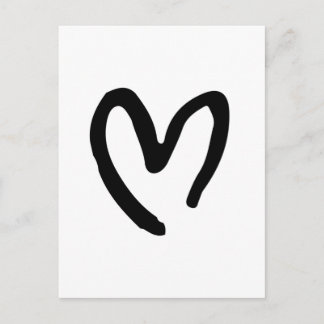 Ik geef je hart briefkaart