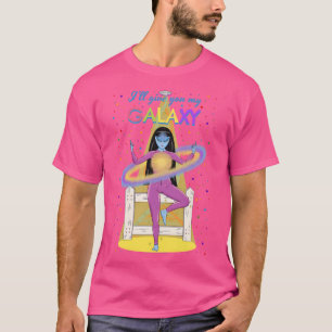 Ik geef je mijn Galaxy - Transparant T-shirt