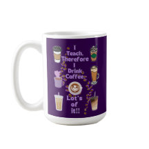 Ik geef les, dus ik drink koffie