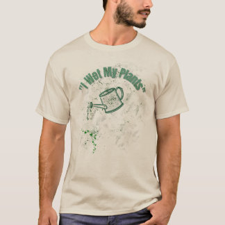 Ik geef mijn planten water | Grappig tuinieren cad T-shirt