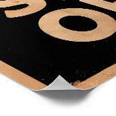 Ik geef niet om je grafische mening poster (Hoek)