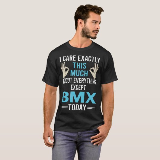 Ik geef om BMX T-shirt (Voorkant volledig)