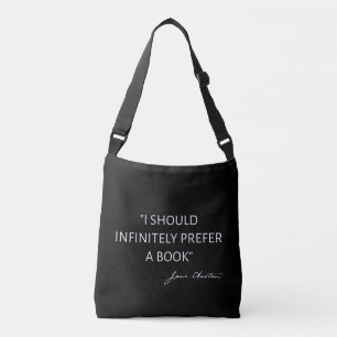 Ik Geef Oneindig de Voorkeur Aan Een Boek I - Jane Crossbody Tas