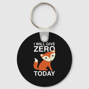 Ik geef vandaag Zero Fox Sleutelhanger