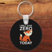 Ik geef vandaag Zero Fox Sleutelhanger (Voorkant)