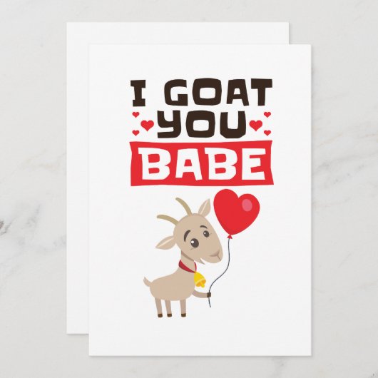 Ik geit jou schatje Valentijnsdag dierenvriend Feestdagenkaart (Voorkant / Achterkant)