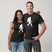 Ik geloof dat Bigfoot Sasquatch Retro T-Shirt (Unisex)